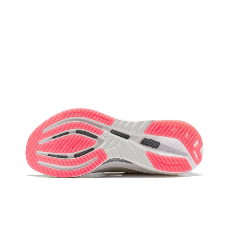 LiNing Furious Rider 7.0 PRO V2 Cushioned Slip-Resistant Breathable Rebound Low-Top Running Shoes Women's White Gray-3