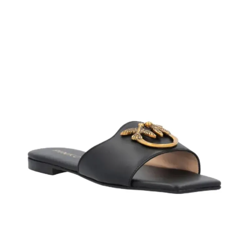 PINKO Marli 10mm Leather Sandals Women's-2