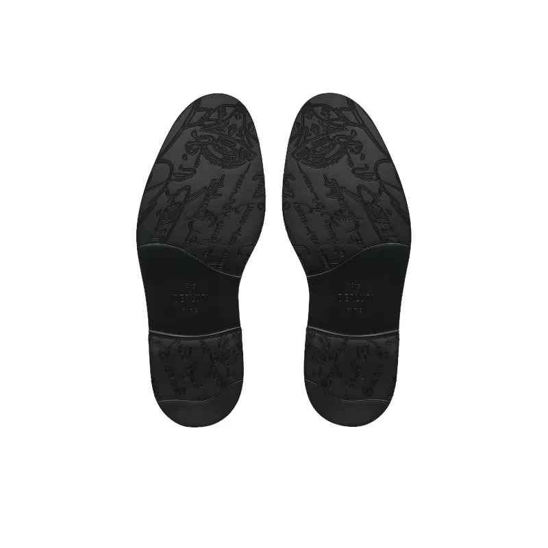 BERLUTI Aplomb Bergamo Scritto Casual Shoes Men's Black-4
