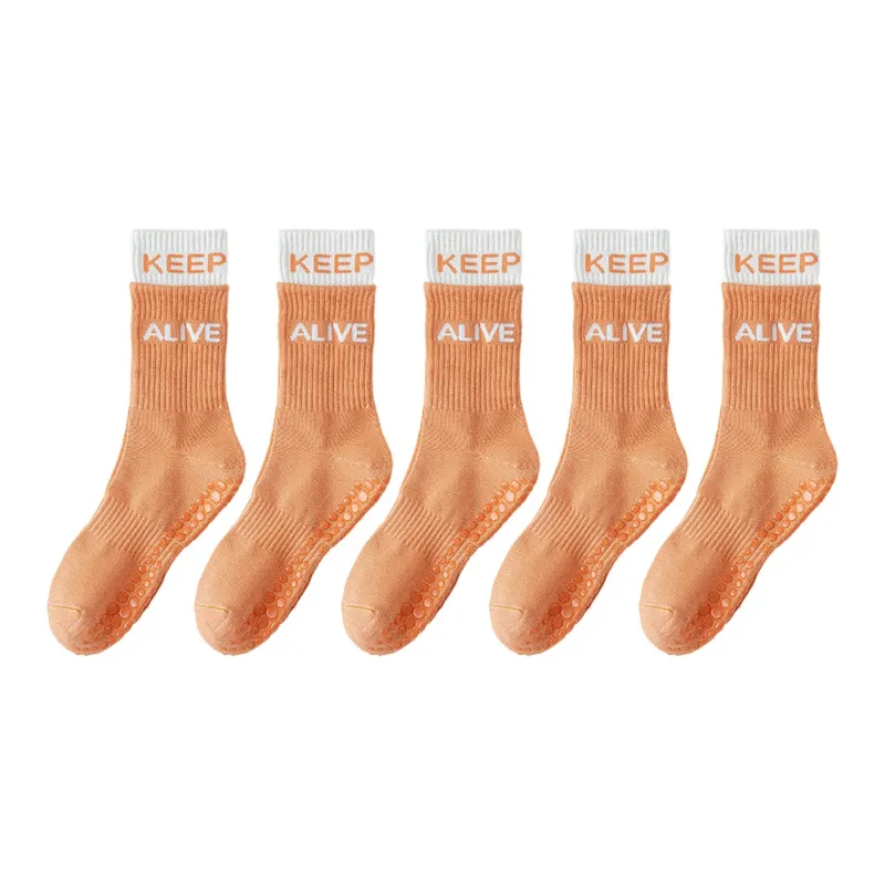 BEAR UNION Yoga Sprot Mid-Calf Socks Women's Combo Set-24