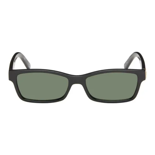 Le Specs Recycled Copolyester Irregular Shape sunglasses ports Women's Black