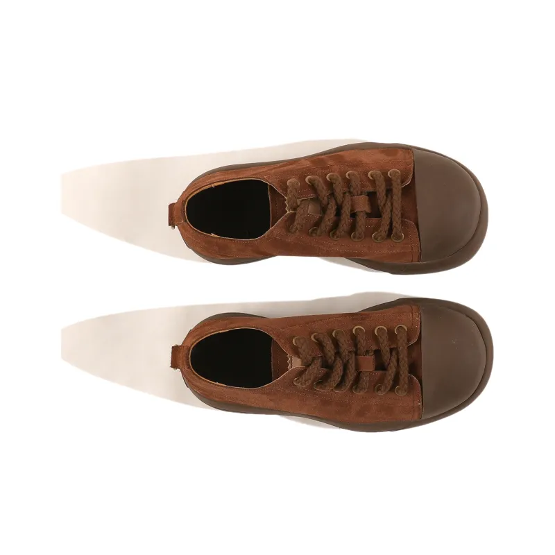 RO Breathable Abrasion Resistant Height Increasing Low Top Casual Shoes Unisex-3