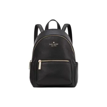Kate Spade Leila Soft Leather Backpack Mini Unisex Black