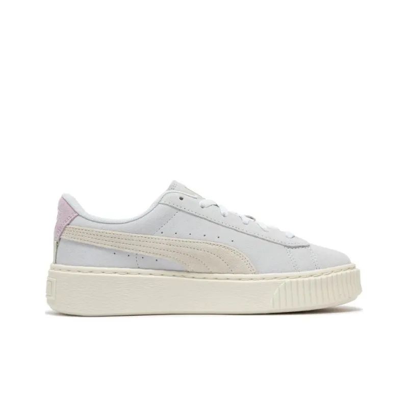 Puma Women's Suede Platform 'Cutout - Silver Mist Grape'-1
