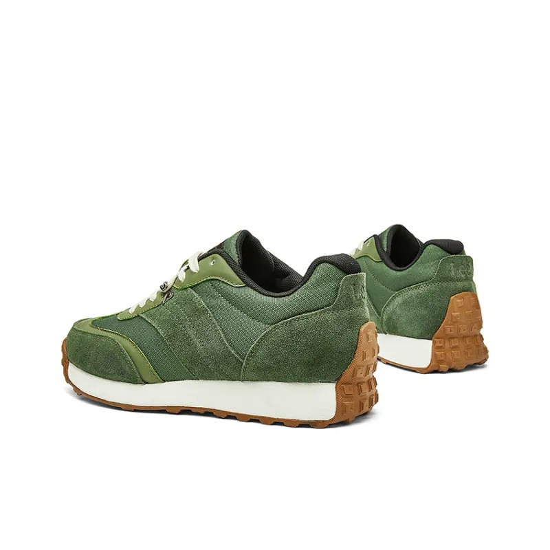 Lee Cushioning, Wear Resistant Low Top Running Shoes Men's Olive Green-3