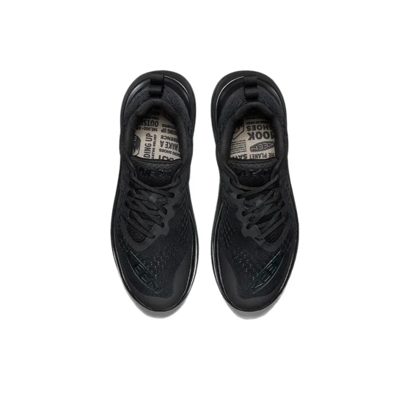 KEEN WK400 Cushioning Wear-Resistant Low-Top Outdoor Shoes Women's Black-3
