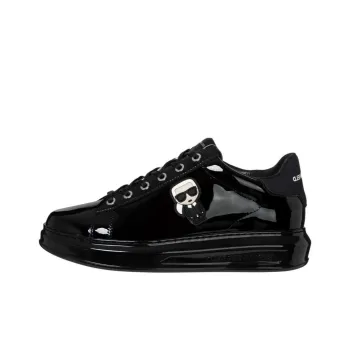 KARL LAGERFELD Low Top Skateboard Shoes Women's Black