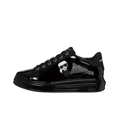 KARL LAGERFELD Low Top Skateboard Shoes Women's Black
