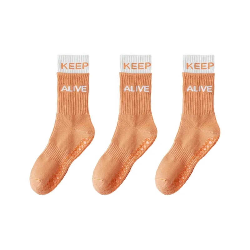 BEAR UNION Yoga Sprot Mid-Calf Socks Women's Combo Set-44