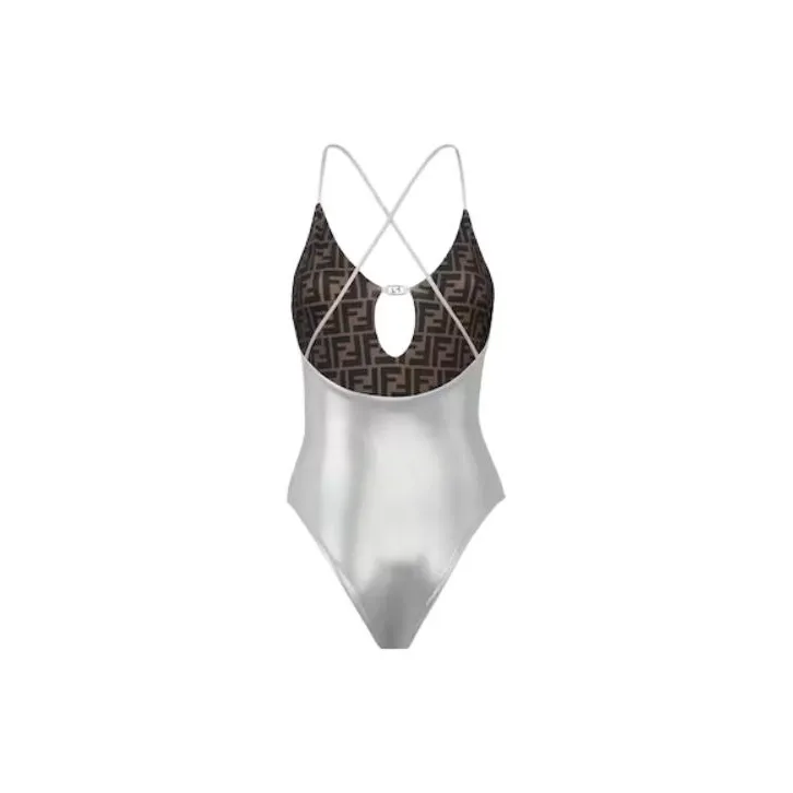 FENDI One-piece Swimsuit Women's Silver-1