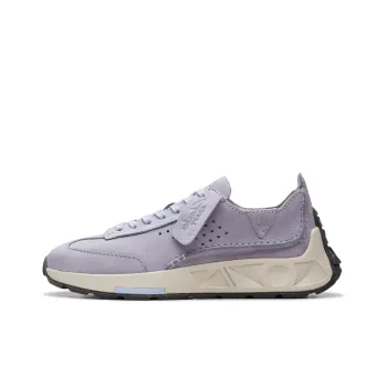 Clarks Cushioning Low Top Casual Shoes Women's Purple