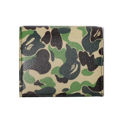 BAPE ABC Camo Mini Wallet Blue