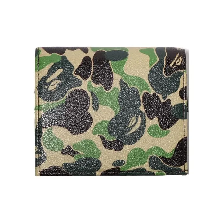 Bape Abc Camo Mini Wallet Pink-0