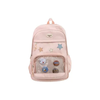 Deli Bear Cotton Ita Bag Backpack Regular Women's Black/Pink/White/Blue/Khaki