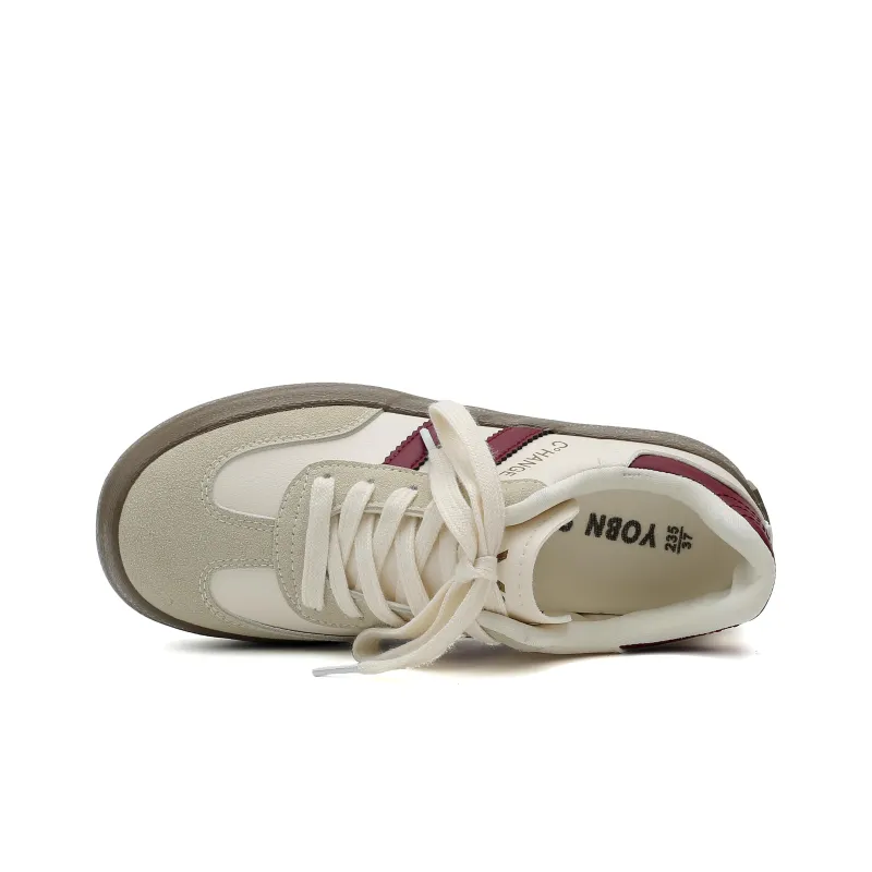 YOBN SMILE Anti-Slip And Wear-Resistant Lightweight Low-Top Skateboard Shoes Women's-11