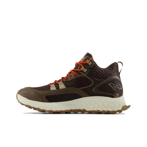 New Balance NB Fresh Foam Hiking / Trekking Shoes Men Mid-Top Brown/Orange