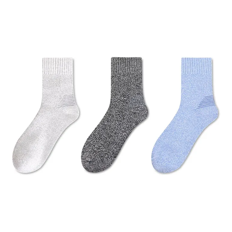 LUOLIAN Mid Calf Socks Unisex 3 Pack-3