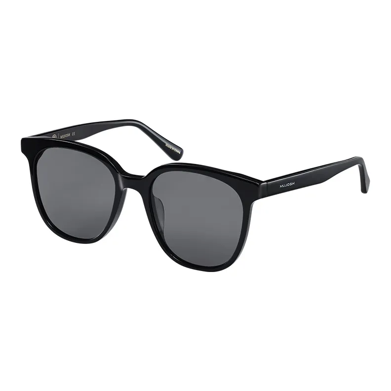 MUJOSH Square Transparent Oversized Sunglasses Unisex-1