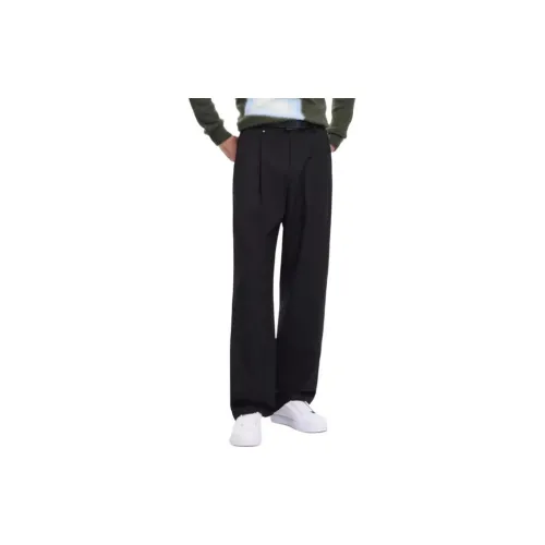 Jiumuwang men's pants expert Casual Pants Men Black + Fashion Edition