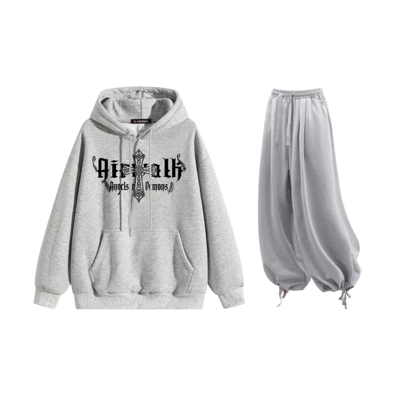 Airwalk Sweatshirt Sets Unisex-21