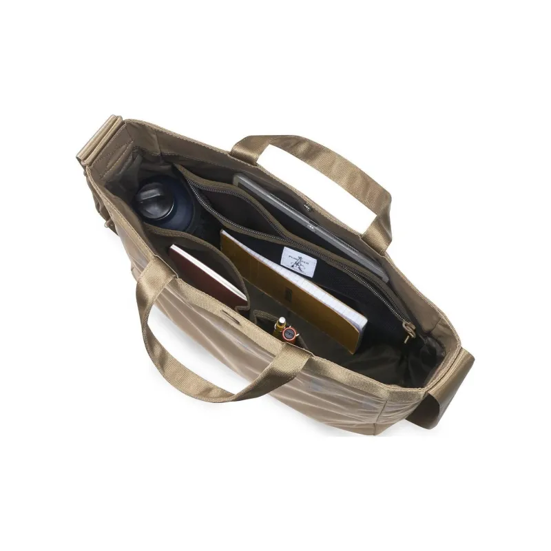 PORTER Nylon Tote Bag Shopping Bag Shoulder Bag Crossbody Bag Handbag Small Size Unisex Camel-3