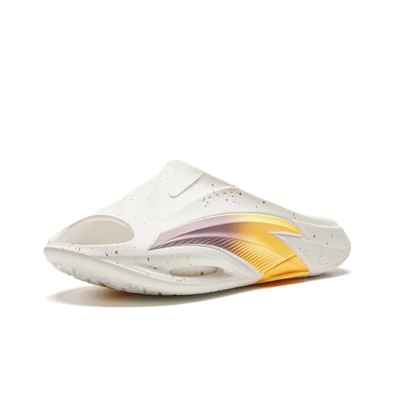 WASSUP x Anta Basketball Slippers Men's Beige Yellow-1