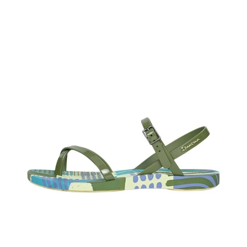 Ipanema Beach Sandals Women's Green Blue-0