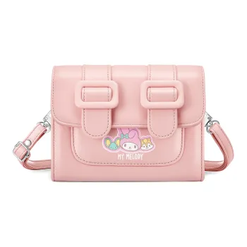 Zgo Sanrio, Collaboration IP Edition PU Shoulder Bag, Crossbody Bag, Cambridge Crossbody Bag Women's Pink