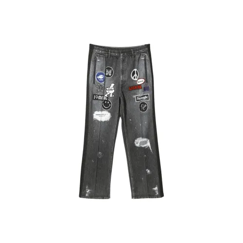 Needles MIDNIGHT STUDIOS Co-brand Jeans Unisex Black