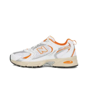 New Balance 530 White Silver Orange