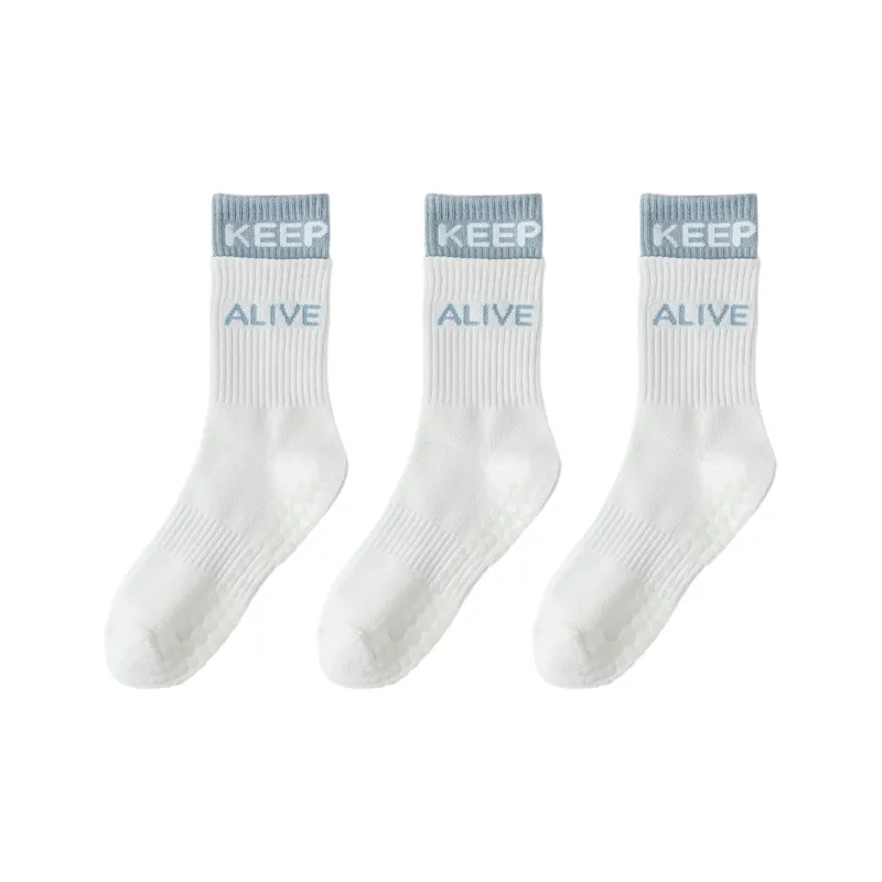BEAR UNION Yoga Sprot Mid-Calf Socks Women's Combo Set-38