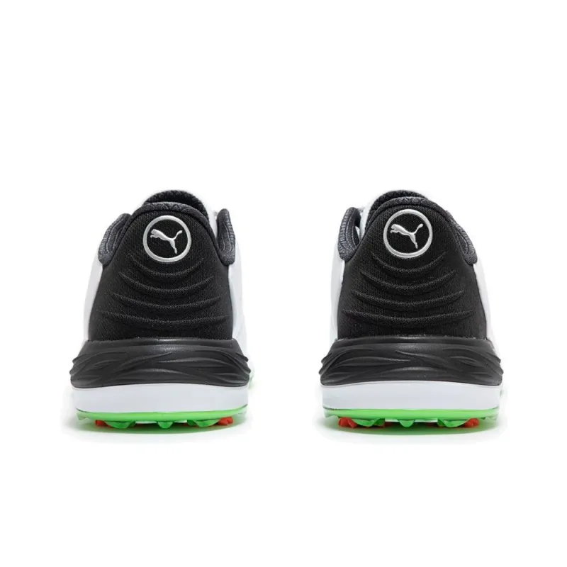 PUMA Phantomcat Nitro Slip Resistant Low Top Golf Shoes Men's White Black Green-4