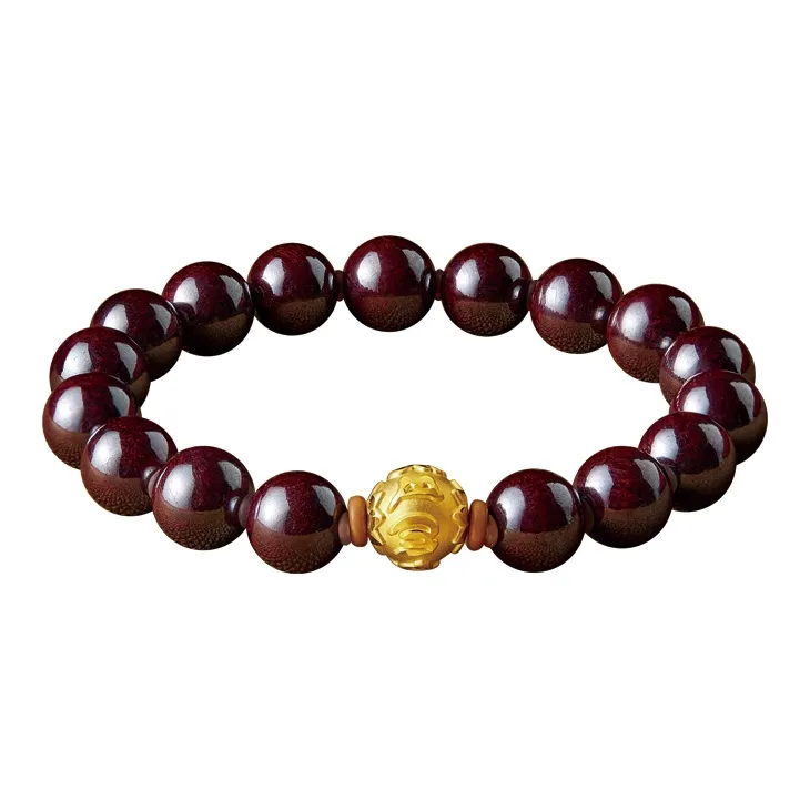 Yi Mingju Reconstructed Cinnabar Jade Bracelets Unisex-0