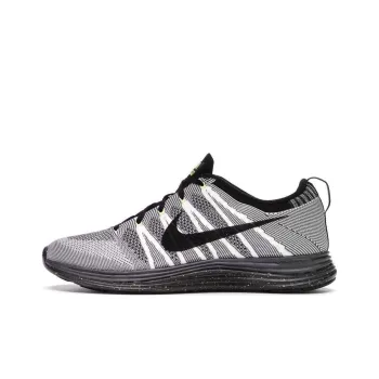 Nike Flyknit Lunar1+ White Black Volt