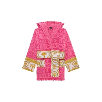 VERSACE Bathrobes Women's Rose Red