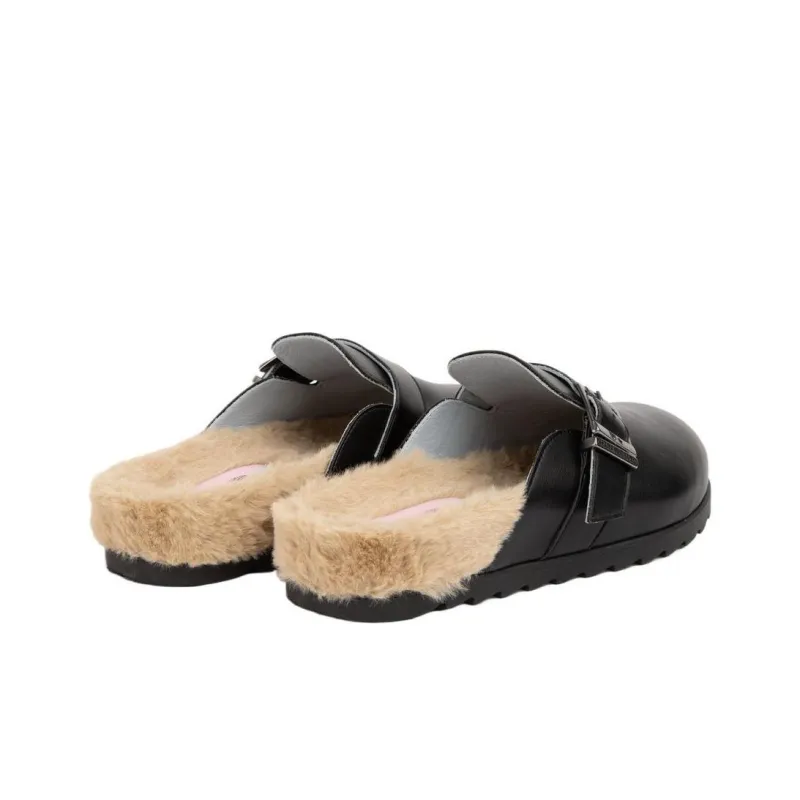 CHIARA FERRAGNI Slip Resistant Closed Toe Slippers Women's Black-2
