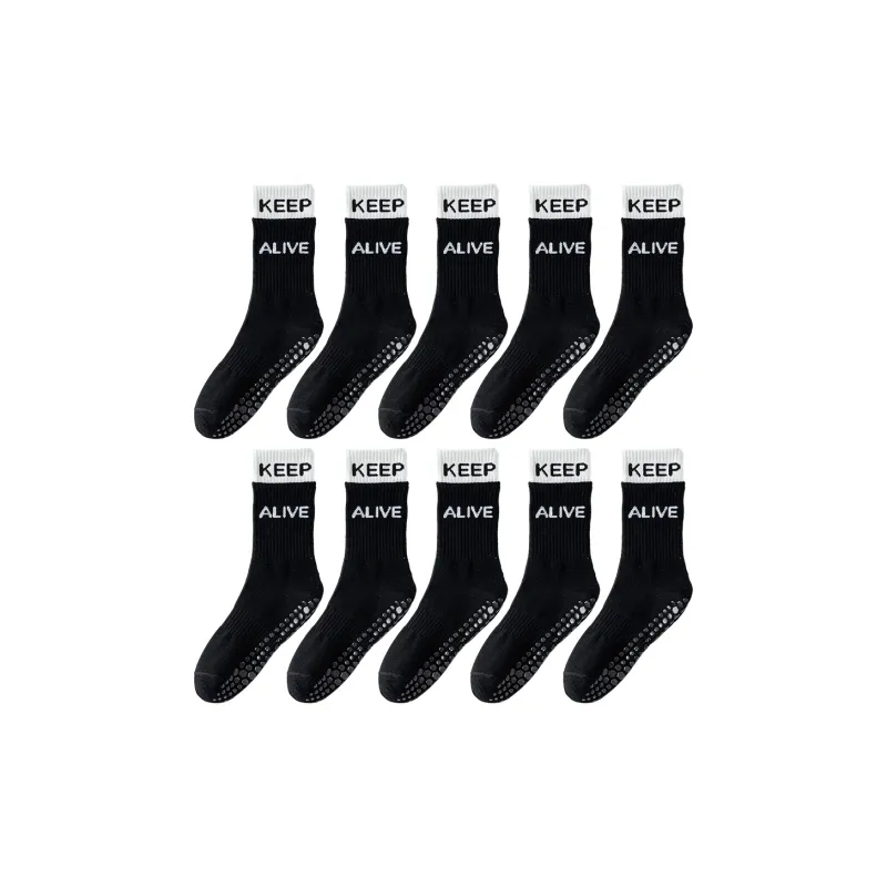 BEAR UNION Yoga Sprot Mid-Calf Socks Women's Combo Set-0