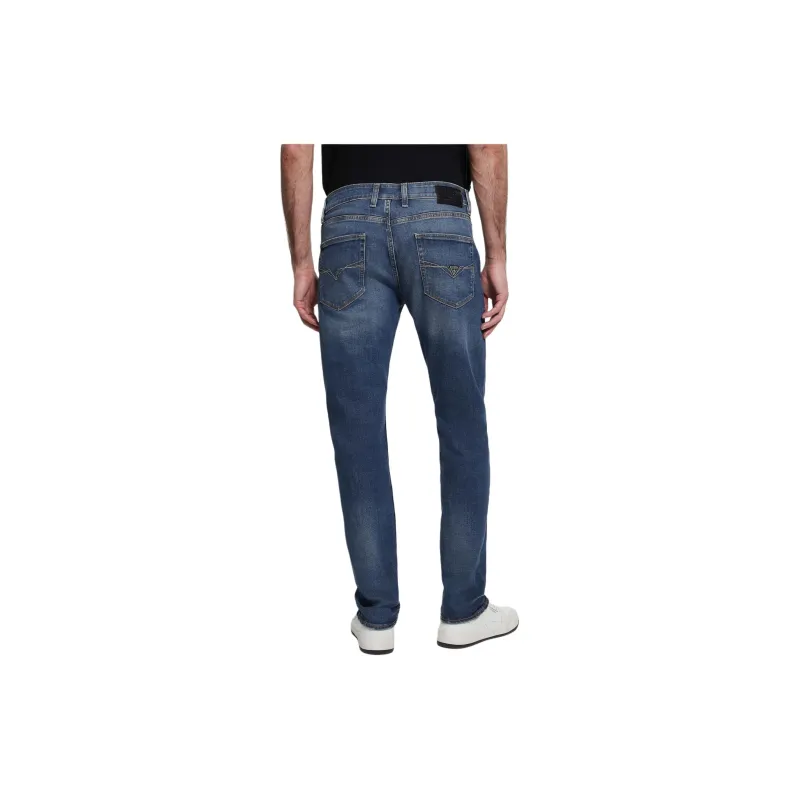 GUESS Straight Jeans Jeans Men's Dark Blue-1