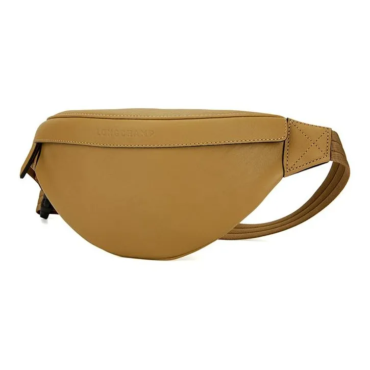 LONGCHAMP 3D Calfskin One Shoulder Crossbody Bag, Sling Bag, Fanny Pack Medium Size Women's Tobacco-1