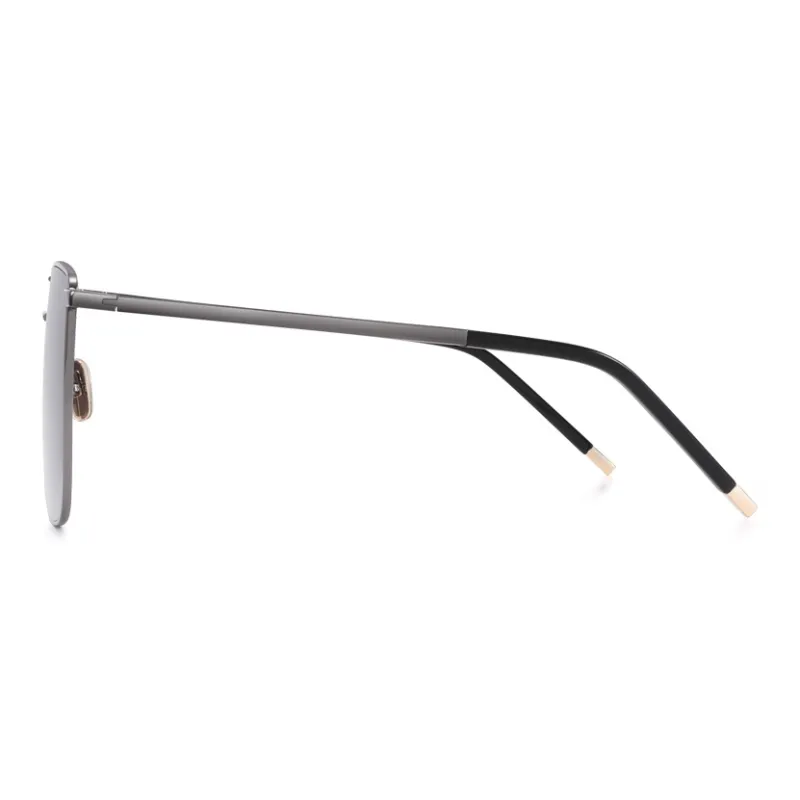  JIGOTT Plate And Metal Irregular Shape Sunglasses Unisex-2