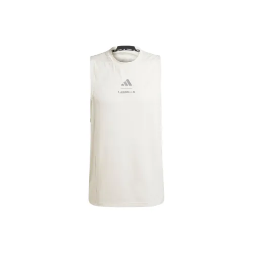 Adidas LES MILLS Tank Tops Men Pink/White