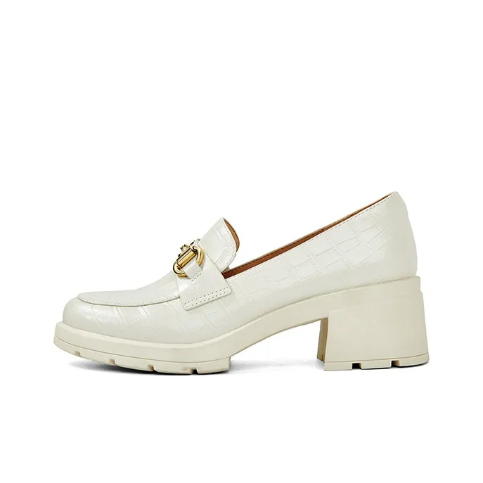 PT'SON Loafers Women's White/8 Black-0