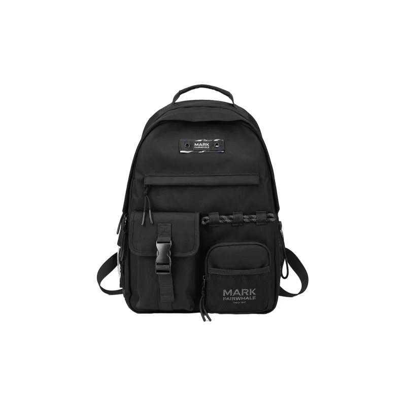 FAIRWHALE Fabric Backpack And Laptop Bag Tubas Unisex Black-1