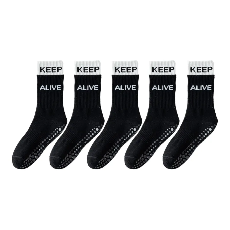 BEAR UNION Yoga Sprot Mid-Calf Socks Women's Combo Set-16