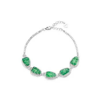 Best Wishes Bean Type Jadeite Bracelets Unisex