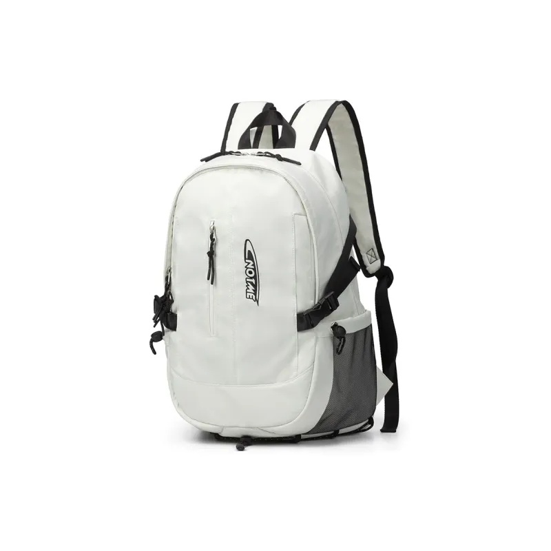 NOT ME Polyester Backpack Regular Unisex Ecru-10