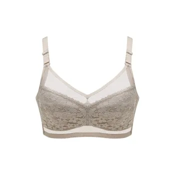 Flowers In Water Bra Women's Light Coffee