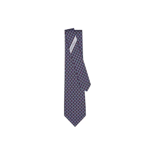 Ferragamo Terrier-print Silk Tie
