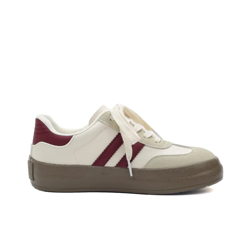 YOBN SMILE Anti-Slip And Wear-Resistant Lightweight Low-Top Skateboard Shoes Women's-10