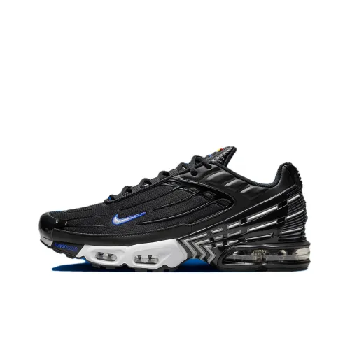 Nike Air Max Plus Running Shoes Men Low-Top Black Blue